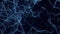 Slowly moving blue particles, complex structure, abstract animated background