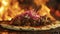 Slowly rotating on a spit the savory aroma of seasoned meat draws you in as you approach the sizzling Turkish Doner