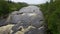 Slowmotion of a mountain river as it rains heavily in the Glencoe Valley, Scotland.