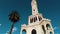 Slowmotion Shot of IzmÄ±r Clock Tower in Konak Square