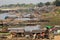 Slum area in Myanmar