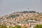 Slum neighborhood. Old settlement area built on slopes. izmir