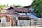 Slum resident One house with a zinc sheet