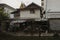 Slums house poor ramshakle of Southeast Asia along the Klong River. Thailand, Bangkok photo.