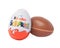 Slynchev Bryag, Bulgaria - May 23, 2023: Kinder Surprise Eggs on white background