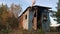 Small abandoned old house in nature