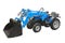 Small agricultural tractor side view