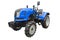 Small agricultural tractor side view