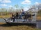 Small Airboat for Wetlands Everglades Transportation