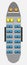 Small Aircraft Seat Map Vector