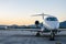 Small Airplane or Aeroplane Parked at Airport.