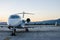 Small Airplane or Aeroplane Parked at Airport.