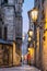 Small alley in the famous Gothic Quarter