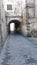 Small alley in the old kasbah in tangier