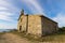 Small and ancient stone hermitage next to the sea