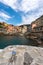 Small and Ancient Tellaro Village Tourist resort in the Gulf of La Spezia Liguria Italy