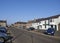 The small Angus Village of Letham, looking up at the Crossroads from the Village Square.