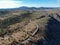 Small asphalt road in Laguna Mountains, South California