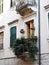 Small Balconies on Historic Kotor Old Town Building, Montenegro