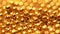 Small balls of gold. Abstract background