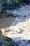 Small beach near the cliffs at Carrick A Rede in Northern Ireland