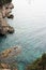Small beautiful rocky bay on the Montenegrin coast.