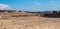 Small bedouin village in the desert with mountains, Sinai