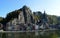 Small Belgian town Dinant on Meuse river in Walloon, Belgium