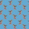 Small birds, Hummingbirds. Seamless pattern for background, Wallpaper
