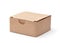 Small blank brown corrugated board box