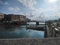 Small boat in a bay in Siracusa, Sicily, Italy