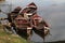 Small boats on Arno River in Florence