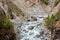 Small bridge over river in Himalaya