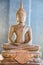 Small Bronze Ancient Statue Buddha in Temple