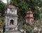 Small Buddhist shrines near the One Pillar Pagoda, Hanoi, Vietnam