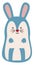 Small bunny, illustration, vector