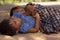 Small burmese girls, Bagan, Burma, Asia