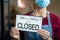 Small business closed for covid-19 lockdown