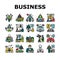 Small Business Worker Occupation Icons Set Vector