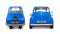 Small car - BMW Isetta 300 Front and Back view set