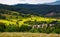 Small Carpathian village in mountains