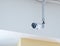 Small CCTV camera security mounted on the ceiling