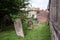 Small cemetery in York, England, UK