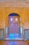 Small chamber in Ambassadors Hall, Comares Palace,  Nasrid Palace, Alhambra, Granada, Spain