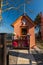 Small chapel above Turzovka town in springtime Javorniky mountains in Slovakia