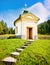 Small chapel with beautiful countryside in Pinzgau, Salzburger Land, Austria