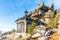 Small chapel of Johann Nepomuk Neumann at Hochstein Summit, Bavarian Forest, Germany