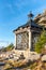 Small chapel of Johann Nepomuk Neumann at Hochstein Summit, Bavarian Forest, Germany