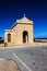 The small chapel on Marfa Point on the Mediterranean island of Malta