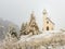 Small chapel, Passo Gardena, Italy